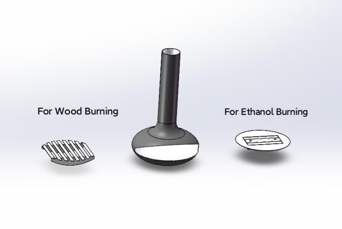 Τεφερίκιο Ατσάλι από άνθρακα Στρογγυλό τραπέζι Ευρωπαικό στυλ Λούξυ έπιπλα υψηλής ποιότητας Μαύρο σύγχρονο γυαλί Τέχνη περιστροφής 2