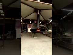 Γυριστικό ξύλινο τζάκι