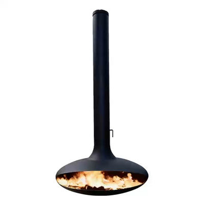 stove fireplace rotating spherical suspended hanging round